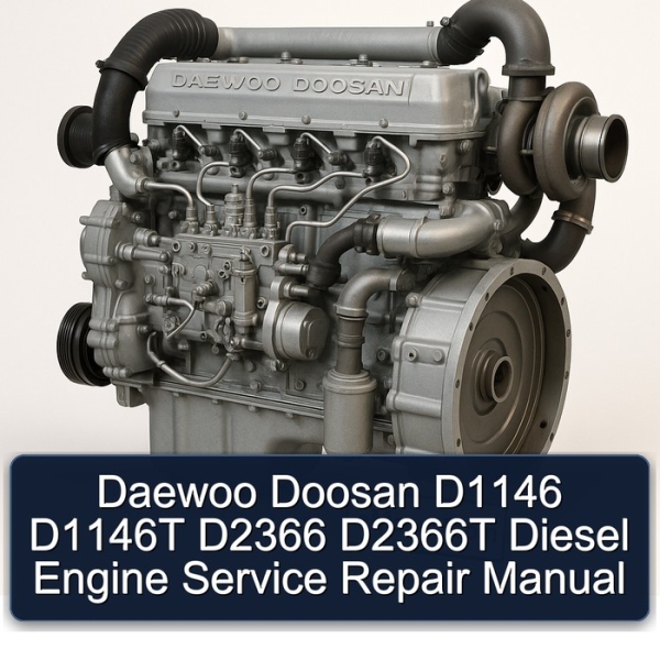 Daewoo Doosan D1146 D1146T D2366 D2366T Diesel Engine Service Repair Manual