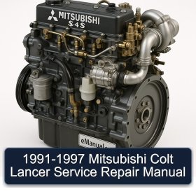 1991-1997 Mitsubishi Colt Lancer Service Repair Manual