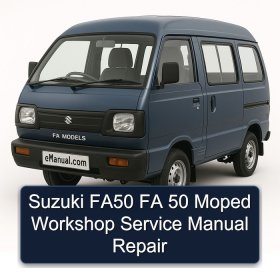 Suzuki FA50 FA 50 Moped Workshop Service Manual Repair