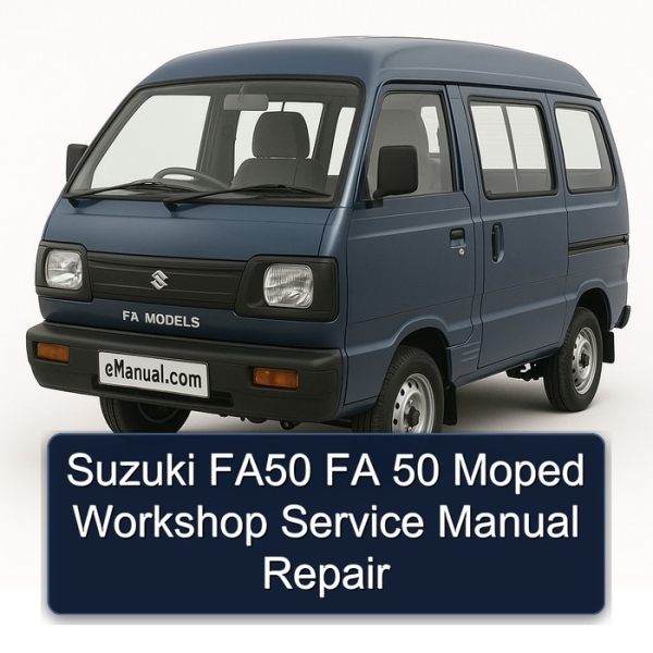 Suzuki FA50 FA 50 Moped Workshop Service Manual Repair
