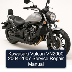 Kawasaki Vulcan VN2000 2004-2007 Service Repair Manual