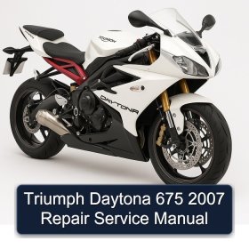 Triumph Daytona 675 2007 Repair Service Manual