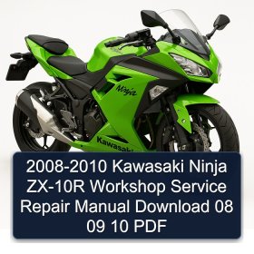 2008-2010 Kawasaki Ninja ZX-10R Workshop Service Repair Manual Download 08 09 10 PDF