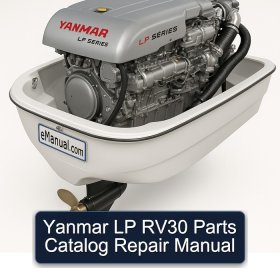 Yanmar LP RV30 Parts Catalog Repair Manual