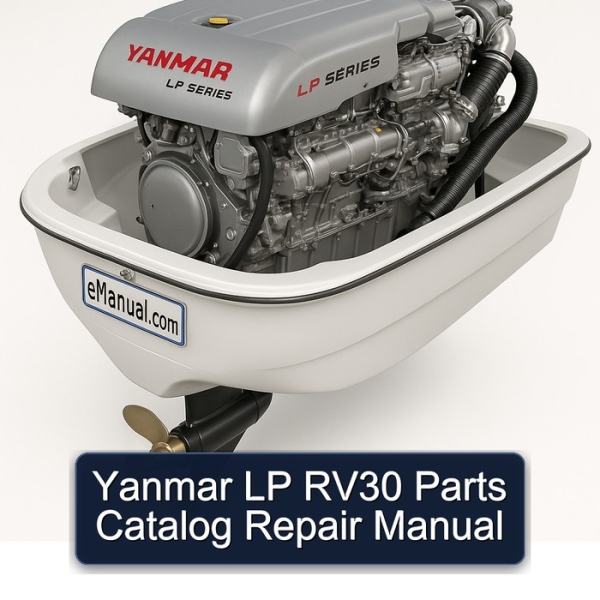Yanmar LP RV30 Parts Catalog Repair Manual