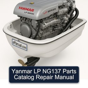 Yanmar LP NG137 Parts Catalog Repair Manual
