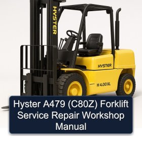 Hyster A479 (C80Z) Forklift Service Repair Workshop Manual