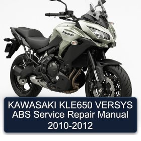 KAWASAKI KLE650 VERSYS ABS Service Repair Manual 2010-2012