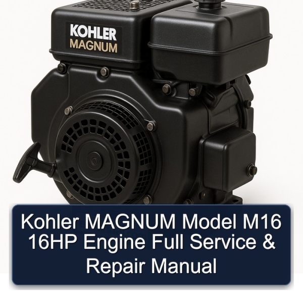 Kohler MAGNUM Model M16 16HP Engine Full Service & Repair Manual