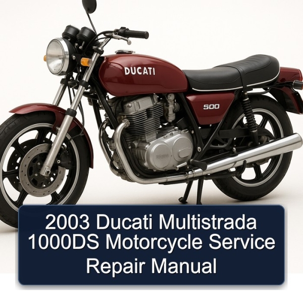 2003 Ducati Multistrada 1000DS Motorcycle Service Repair Manual