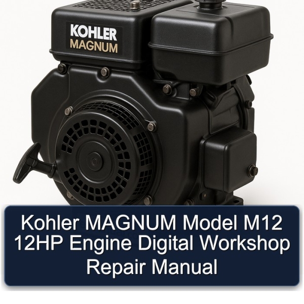 Kohler MAGNUM Model M12 12HP Engine Digital Workshop Repair Manual