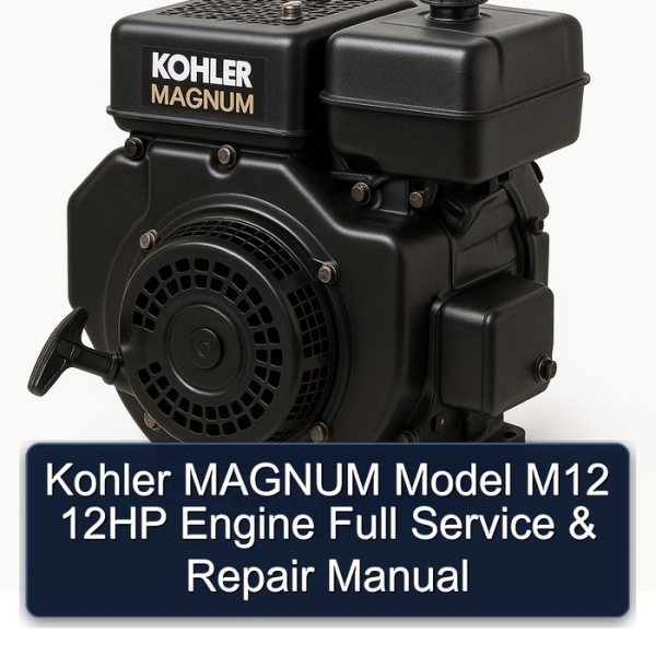 Kohler MAGNUM Model M12 12HP Engine Full Service & Repair Manual