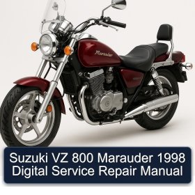 Suzuki VZ 800 Marauder 1998 Digital Service Repair Manual