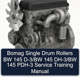 Bomag Single Drum Rollers BW 145 D-3/BW 145 DH-3/BW 145 PDH-3 Service Training Manual
