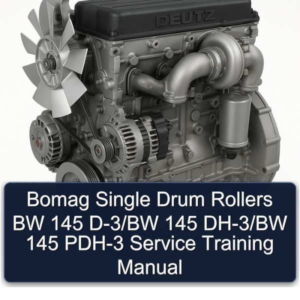 Bomag Single Drum Rollers BW 145 D-3/BW 145 DH-3/BW 145 PDH-3 Service Training Manual