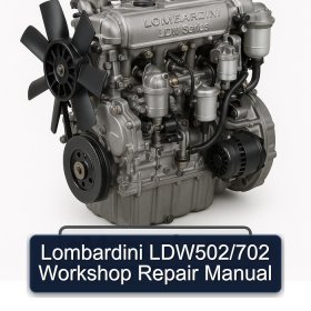 Lombardini LDW502/702 Workshop Repair Manual