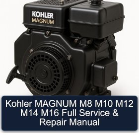 Kohler MAGNUM M8 M10 M12 M14 M16 Full Service & Repair Manual