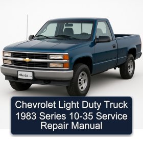 Chevrolet Light Duty Truck 1983 Series 10-35 Service Repair Manual