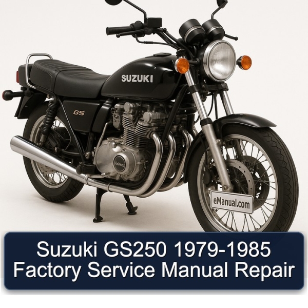Suzuki GS250 1979-1985 Factory Service Manual Repair