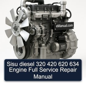 Sisu diesel 320 420 620 634 Engine Full Service Repair Manual