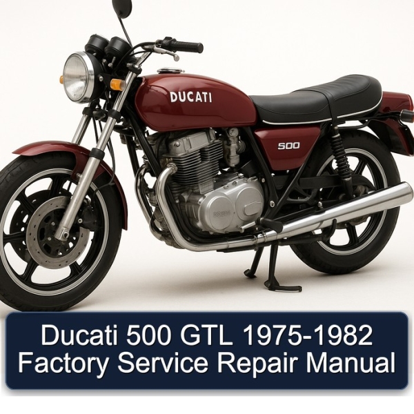 Ducati 500 GTL 1975-1982 Factory Service Repair Manual