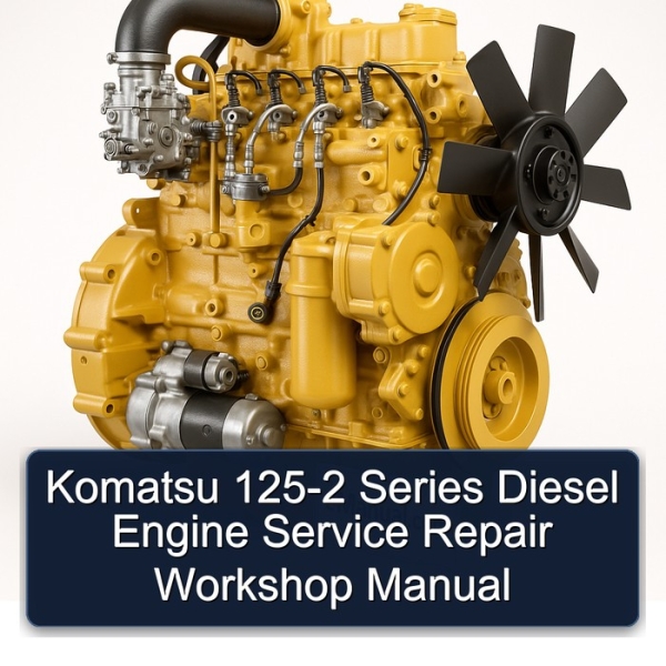 Komatsu 125-2 Series Diesel Engine Service Repair Workshop Manual