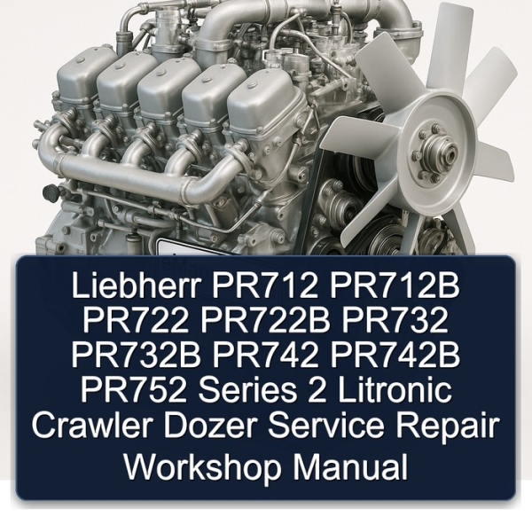 Liebherr PR712 PR712B PR722 PR722B PR732 PR732B PR742 PR742B PR752 Series 2 Litronic Crawler Dozer Service Repair Workshop Manual