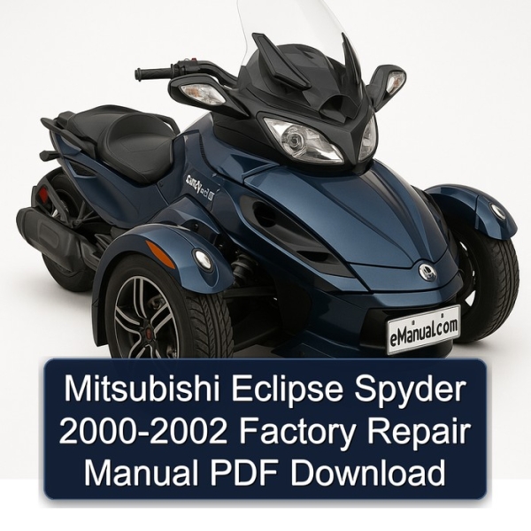 Mitsubishi Eclipse Spyder 2000-2002 Factory Repair Manual PDF Download