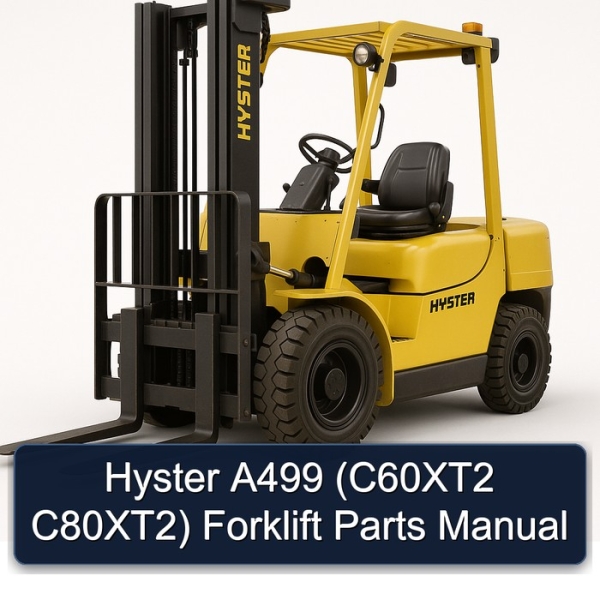 Hyster A499 (C60XT2 C80XT2) Forklift Parts Manual