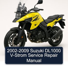 2002-2009 Suzuki DL1000 V-Strom Service Repair Manual