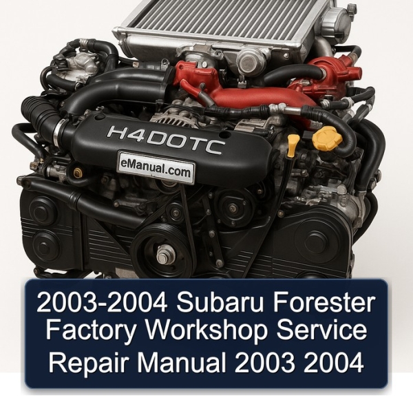 2003-2004 Subaru Forester Factory Workshop Service Repair Manual 2003 2004