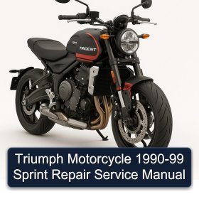 Triumph Motorcycle 1990-99 Sprint Repair Service Manual