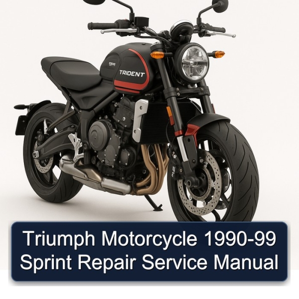 Triumph Motorcycle 1990-99 Sprint Repair Service Manual