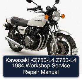 Kawasaki KZ750-L4 Z750-L4 1984 Workshop Service Repair Manual