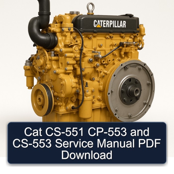 Cat CS-551 CP-553 and CS-553 Service Manual PDF Download