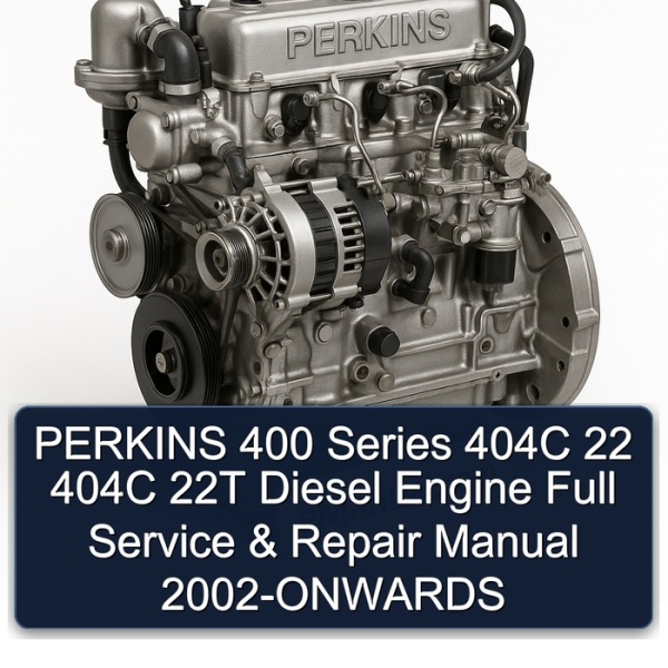 PERKINS 400 Series 404C 22 404C 22T Diesel Engine Full Service & Repair Manual 2002-ONWARDS