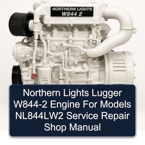 Northern Lights Lugger W844-2 Engine For Models NL844LW2 Service Repair Shop Manual