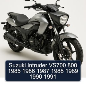 Suzuki Intruder VS700 800 1985 1986 1987 1988 1989 1990 1991