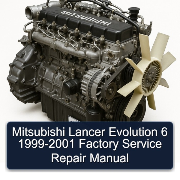 Mitsubishi Lancer Evolution 6 1999-2001 Factory Service Repair Manual