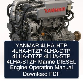 YANMAR 4LHA-HTP 4LHA-HTZP 4LHA-DTP 4LHA-DTZP 4LHA-STP 4LHA-STZP Marine DIESEL Engine Operation Manual Download PDF