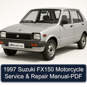 1997 Suzuki FX150 Motorcycle Service & Repair Manual-PDF