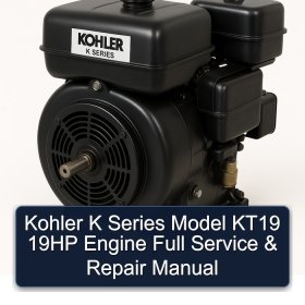 Kohler K Series Model KT19 19HP Engine Full Service & Repair Manual