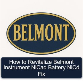 How to Revitalize Belmont Instrument NiCad Battery NiCd Fix