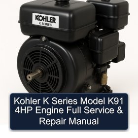 Kohler K Series Model K91 4HP Engine Full Service & Repair Manual