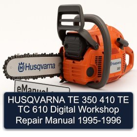 HUSQVARNA TE 350 410 TE TC 610 Digital Workshop Repair Manual 1995-1996
