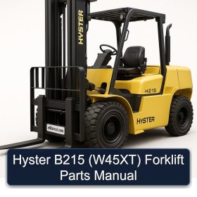 Hyster B215 (W45XT) Forklift Parts Manual