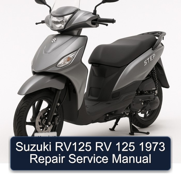 Suzuki RV125 RV 125 1973 Repair Service Manual