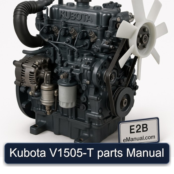 Kubota V1505-T parts Manual