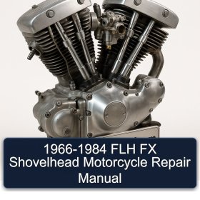 1966-1984 FLH FX Shovelhead Motorcycle Repair Manual