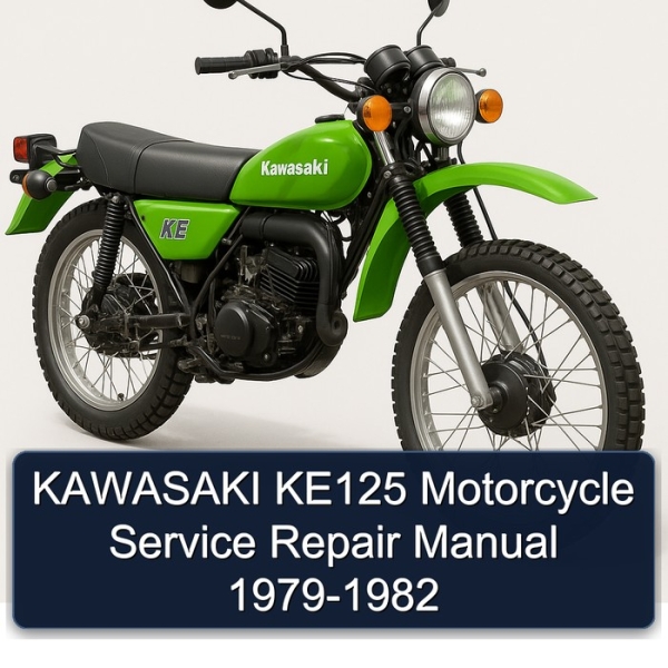 KAWASAKI KE125 Motorcycle Service Repair Manual 1979-1982